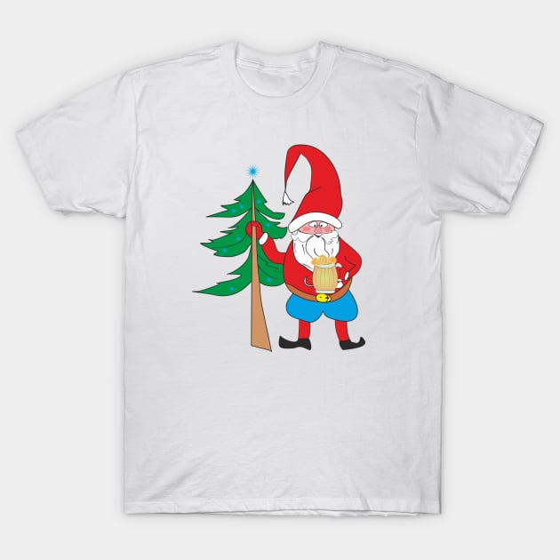 Funny Gnome T-Shirt by Alekvik